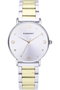 Radiant Reloj RA597204 con Correa de Acero Dorada y Esfera Gris