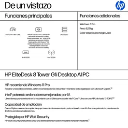 Hp Pd 4 twr g1i u7-265 16/512 w11p