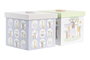 DKD Home Decor Decoración Kids Baobab Blanco Azul 11.5 x 11 x 11.5 cm (6 Unidades)