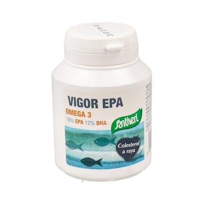 SANTIVERI Vigor Epa 120 Perlas - Omega 3 (EPA y DHA) y Vitamina E, Complemento Alimenticio SANTIVERI Vigor Epa 120 Perlas - Omega 3 (EPA y DHA) y Vitamina E, Complemento Alimenticio