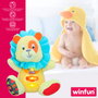 Winfun Peluche león César con luz y sonido en español