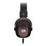 Redragon H510 Zeus Auriculares Gaming para PC, PS5, Xbox, Switch con Sonido 7.1 USB, Micrófono Desmontable, Almohadillas Memory Foam - Negro, Rosa, Rojo