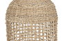 DKD Home Decor Lamps 2c 24 Lámpara de Pie Balines Teca y Fibra Natural 25 x 108 x 25 cm