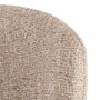 Ixia Silla Jaspeado Beige-Marrón Tejido-Metal (Set de 2)