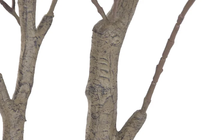 DKD Home Decor Árbol de Magnolio Blanco y Rosa en PE y Cemento