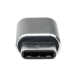 LogiLink Adaptador USB 2.0 Type-C a Micro-USB Plata