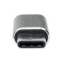 LogiLink Adaptador USB 2.0 Type-C a Micro-USB Plata