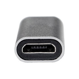 LogiLink Adaptador USB 2.0 Type-C a Micro-USB Plata