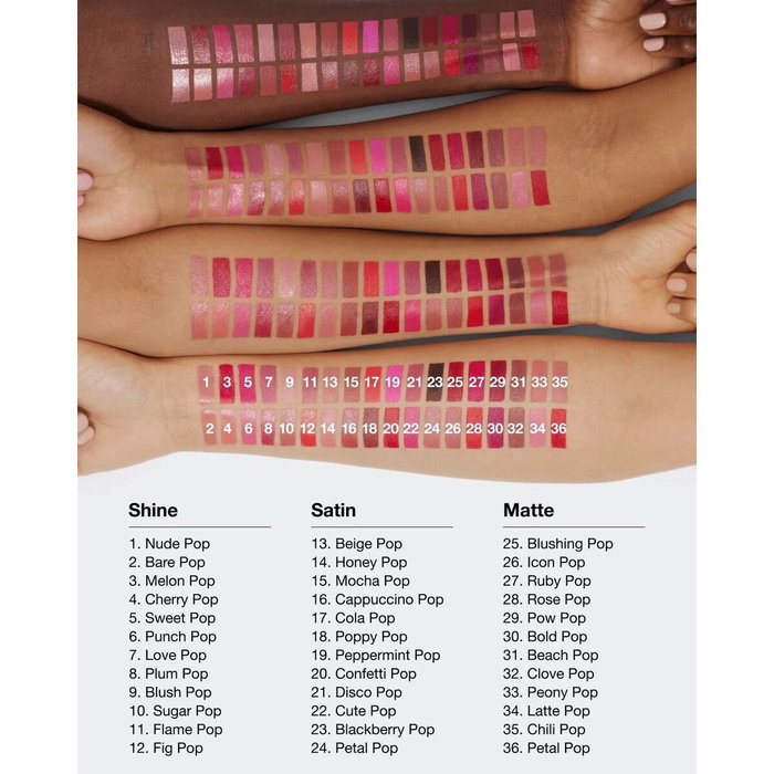 Clinique POP LONGWEAR SHINE Barra de Labios Sugar Pop Rosa