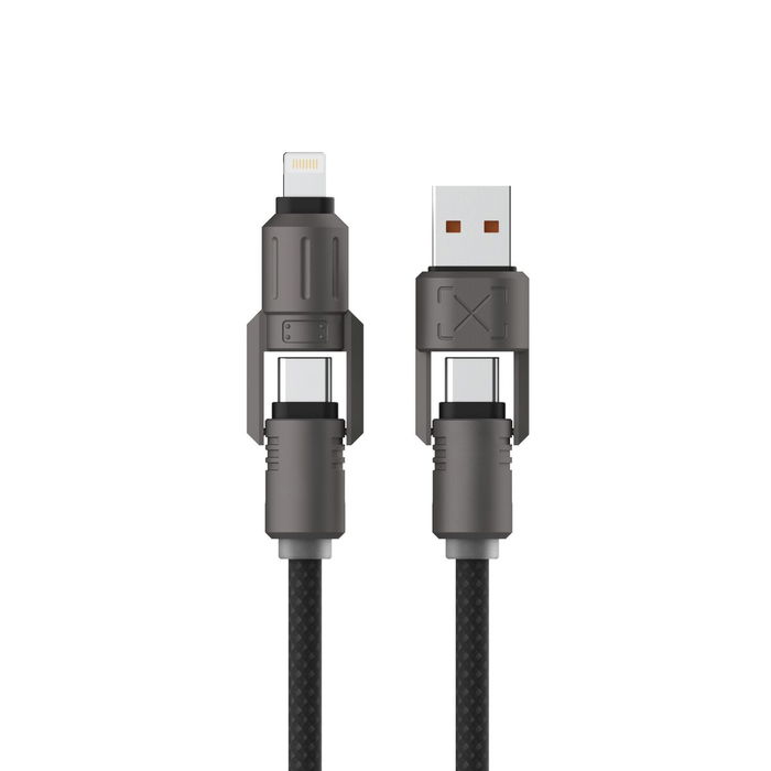 Cable USB KSIX Negro 1 m