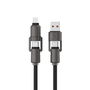 Cable USB KSIX Negro 1 m