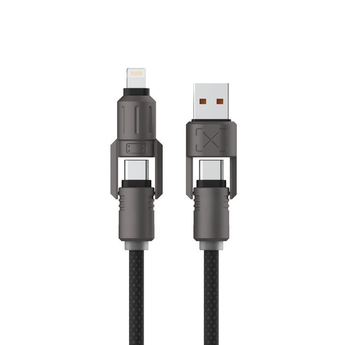 Cable USB KSIX Negro 1 m