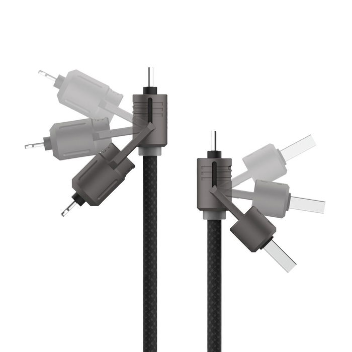 Cable USB KSIX Negro 1 m