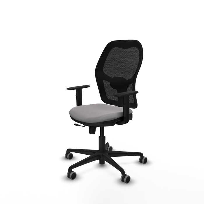 PIQUERAS Y CRESPO Silla de oficina Jorquera con mecanismo Sincro/Traslack, Gris y Negro PIQUERAS Y CRESPO Silla de oficina Jorquera con mecanismo Sincro/Traslack, Gris y Negro