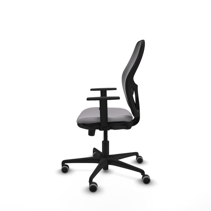 PIQUERAS Y CRESPO Silla de oficina Jorquera con mecanismo Sincro/Traslack, Gris y Negro PIQUERAS Y CRESPO Silla de oficina Jorquera con mecanismo Sincro/Traslack, Gris y Negro