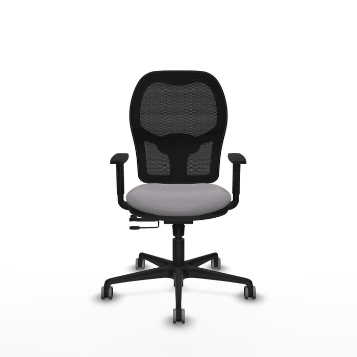 PIQUERAS Y CRESPO Silla de oficina Jorquera con mecanismo Sincro/Traslack, Gris y Negro PIQUERAS Y CRESPO Silla de oficina Jorquera con mecanismo Sincro/Traslack, Gris y Negro