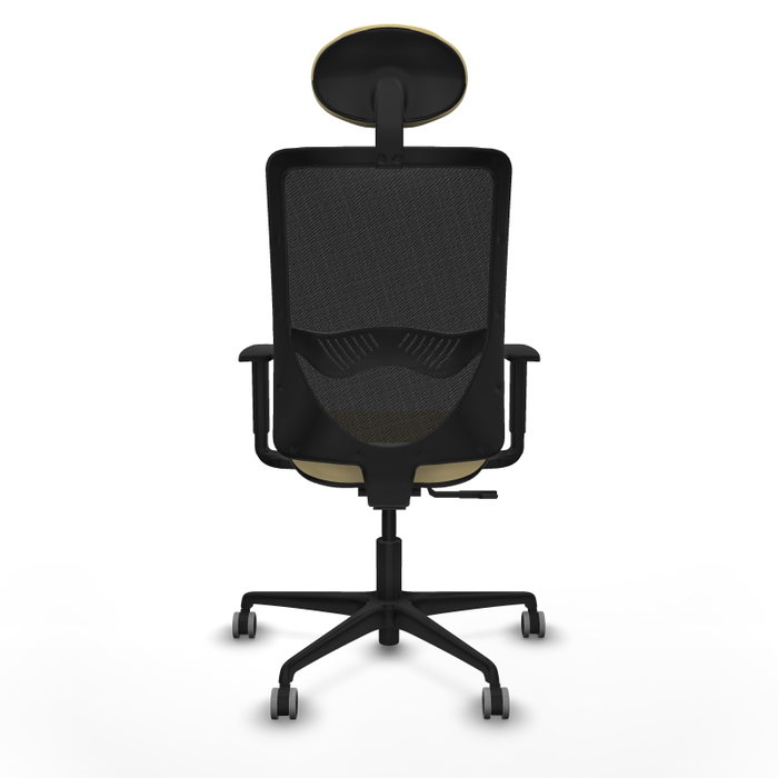 PIQUERAS Y CRESPO Silla de oficina Zulema con mecanismo Sincro, crema y negro PIQUERAS Y CRESPO Silla de oficina Zulema con mecanismo Sincro, crema y negro