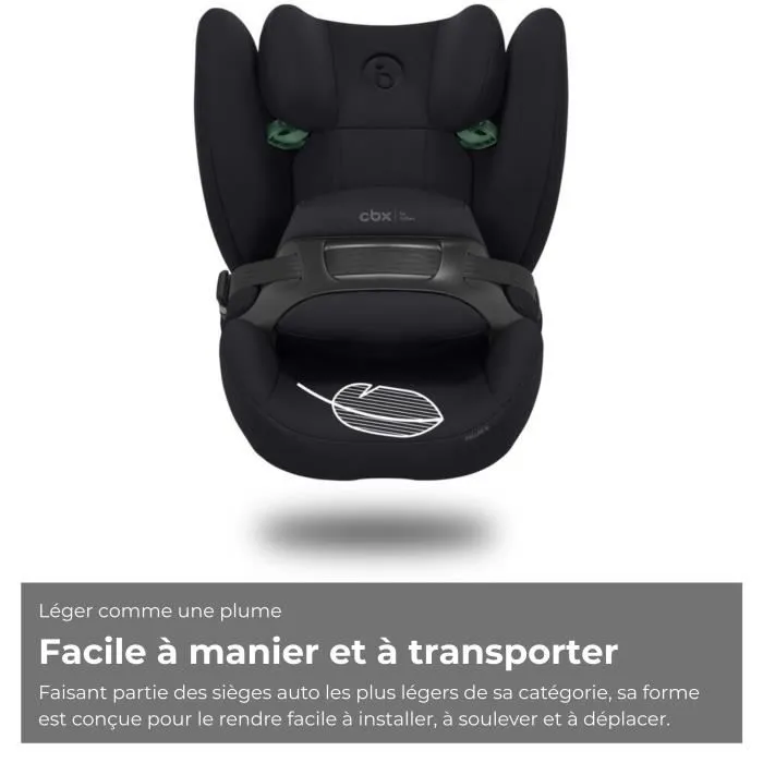 Cybex Silla de coche Gr. 1/2/3 Pallas B i-Size Negro puro - Negro CYB1706140873415