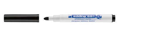 Edding Marcador para Pizarra Blanca 661 Negro Set de 10 unidades Edding Marcador para Pizarra Blanca 661 Negro Set de 10 unidades