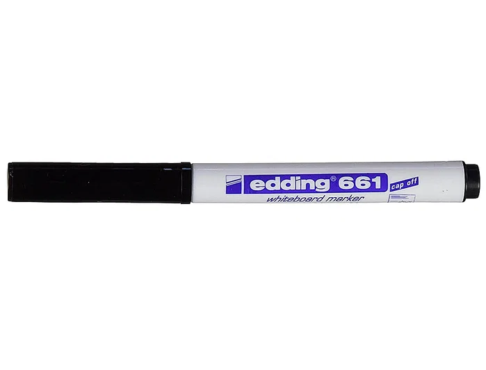 Edding Marcador para Pizarra Blanca 661 Negro Set de 10 unidades Edding Marcador para Pizarra Blanca 661 Negro Set de 10 unidades