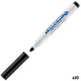 Edding Marcador para Pizarra Blanca 661 Negro Set de 10 unidades