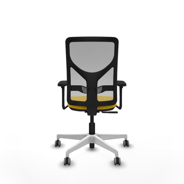 PIQUERAS Y CRESPO Silla de oficina Motilla con mecanismo Sincro, Amarillo y Gris PIQUERAS Y CRESPO Silla de oficina Motilla con mecanismo Sincro, Amarillo y Gris