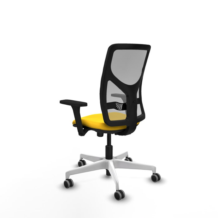 PIQUERAS Y CRESPO Silla de oficina Motilla con mecanismo Sincro, Amarillo y Gris PIQUERAS Y CRESPO Silla de oficina Motilla con mecanismo Sincro, Amarillo y Gris