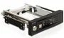 DeLOCK Mobile Rack 5.25 pulg. para 8,89 cm (3.5 pulg.) Montado en la pared Negro