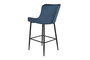 DKD Home Decor Taburete Moderno Azul Marino Poliester Metal 58 x 96.5 x 47 cm