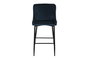 DKD Home Decor Taburete Moderno Azul Marino Poliester Metal 58 x 96.5 x 47 cm