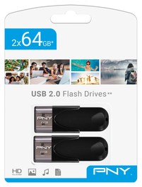 PNY Attaché 4 2.0 64GB USB Tipo A Negro Unidad Flash USB