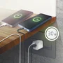 Aisens Cargador GaN 30W con USB-C y USB-A, Blanco