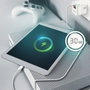 Aisens Cargador GaN 30W con USB-C PD3.0 y USB-A QC3.0, Blanco