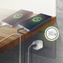 Aisens Cargador GaN 30W con USB-C PD3.0 y USB-A QC3.0, Blanco
