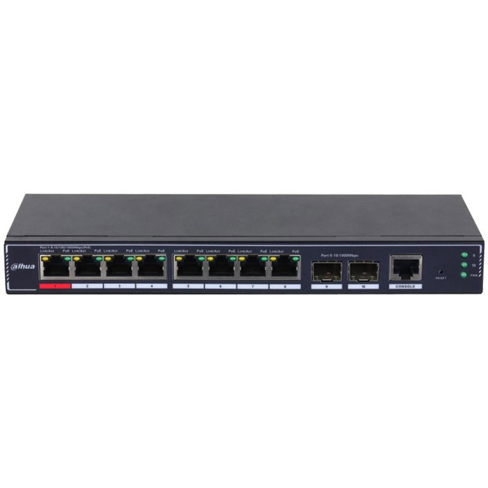 Dahua Technology PoE SG4010P-2F Negro