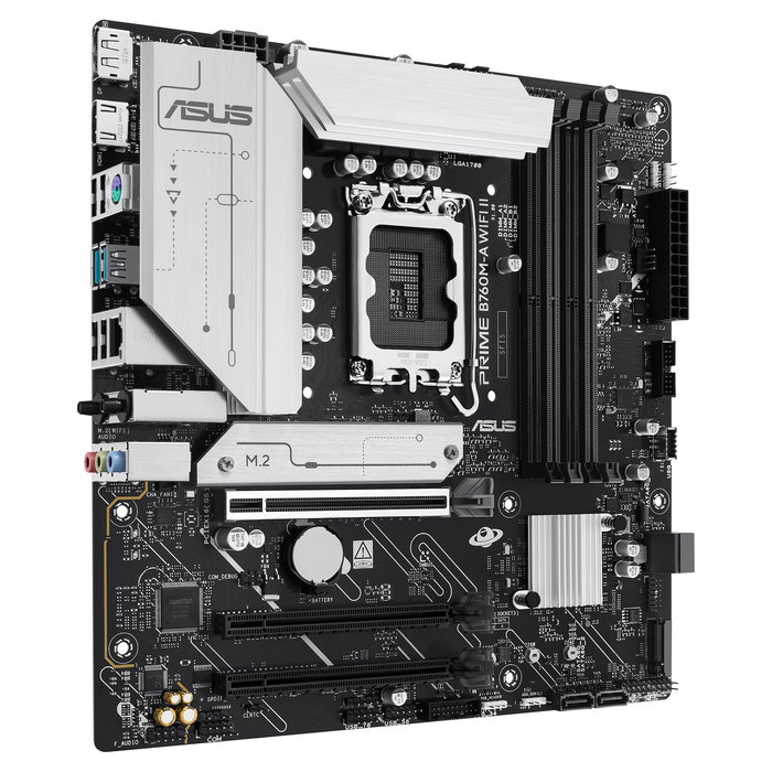 ASUS PRIME B760M-A WiFi II Placa Base Intel LGA 1700 mATX DDR5 256 GB Wi-Fi 6E Bluetooth 5.4 HDMI/DP