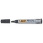 BIC Marcador Permanente Marking 2300 Negro Punta Biselada (Set de 12)