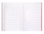 Liderpapel Libreta A4 90gr Pauta 5 2,5mm con Margen y Tapa de Plástico Colores Surtidos 48 Hojas