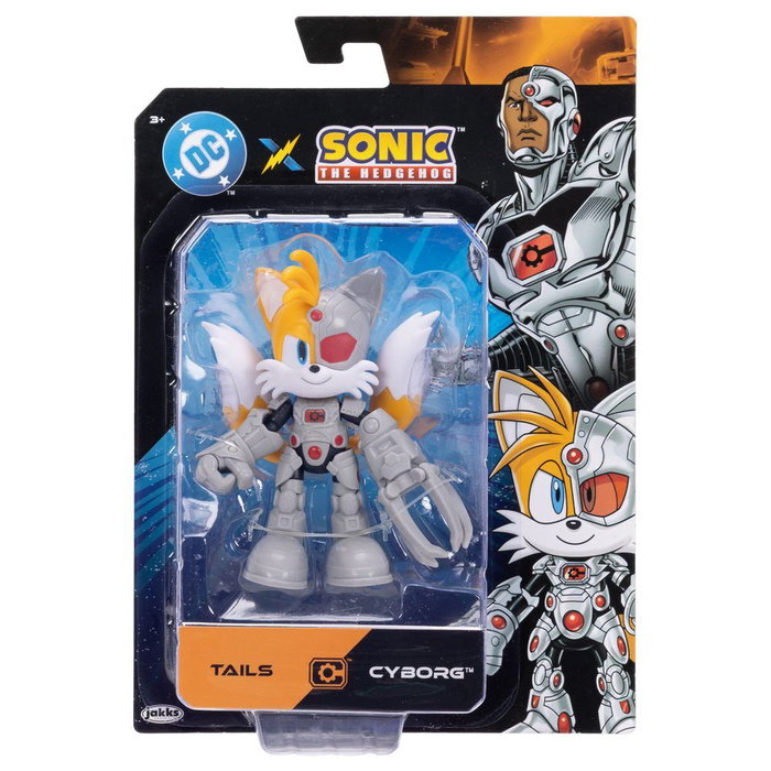 JAKKS PACIFIC Figura Tails Sonic The Hedgehog x Dc Comics 13cm