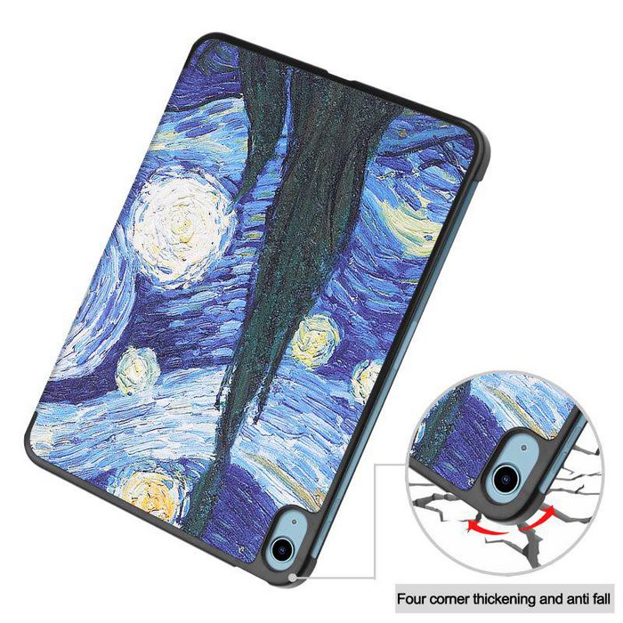 CoreParts Funda Rígida Plegable para Apple iPad 10ª Gen 10.9 pulgadas (2022) Cielo Estrellado CoreParts Funda Rígida Plegable para Apple iPad 10ª Gen 10.9 pulgadas (2022) Cielo Estrellado