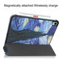 CoreParts Funda Rígida Plegable para Apple iPad 10ª Gen 10.9 pulgadas (2022) Cielo Estrellado