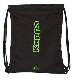 Bolsa Mochila con Cuerdas Kappa Black Negro 35 x 40 x 1 cm