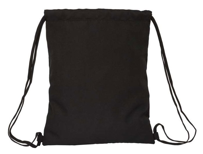 Bolsa Mochila con Cuerdas Kappa Black Negro 35 x 40 x 1 cm