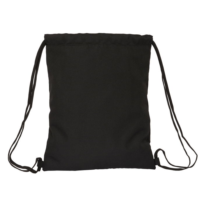 Bolsa Mochila con Cuerdas Kappa Black Negro 35 x 40 x 1 cm