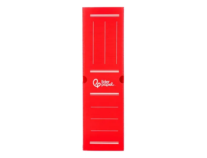 Liderpapel Caja archivo definitivo plástico lomo 100 mm Rojo Liderpapel Caja archivo definitivo plástico lomo 100 mm Rojo