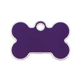 Placa identificativa para collar Imarc Bone Lila