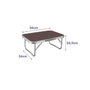 Marbueno Mesa Plegable Marrón 56x34x24.5 cm