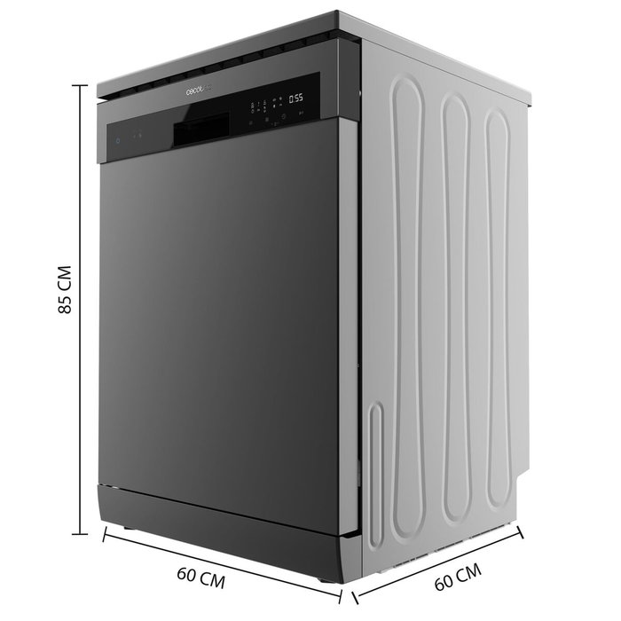 Cecotec Lavavajillas Bolero Aguazero 6200 Dark 14 cubiertos 6 programas D gris oscuro Cecotec Lavavajillas Bolero Aguazero 6200 Dark 14 cubiertos 6 programas D gris oscuro