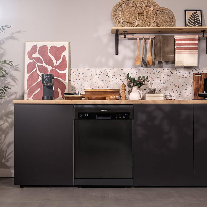 Cecotec Lavavajillas Bolero Aguazero 6200 Dark 14 cubiertos 6 programas D gris oscuro Cecotec Lavavajillas Bolero Aguazero 6200 Dark 14 cubiertos 6 programas D gris oscuro