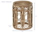 DKD Home Decor Mesita Auxiliar Balines Ratán Natural 35 x 35 x 45 cm